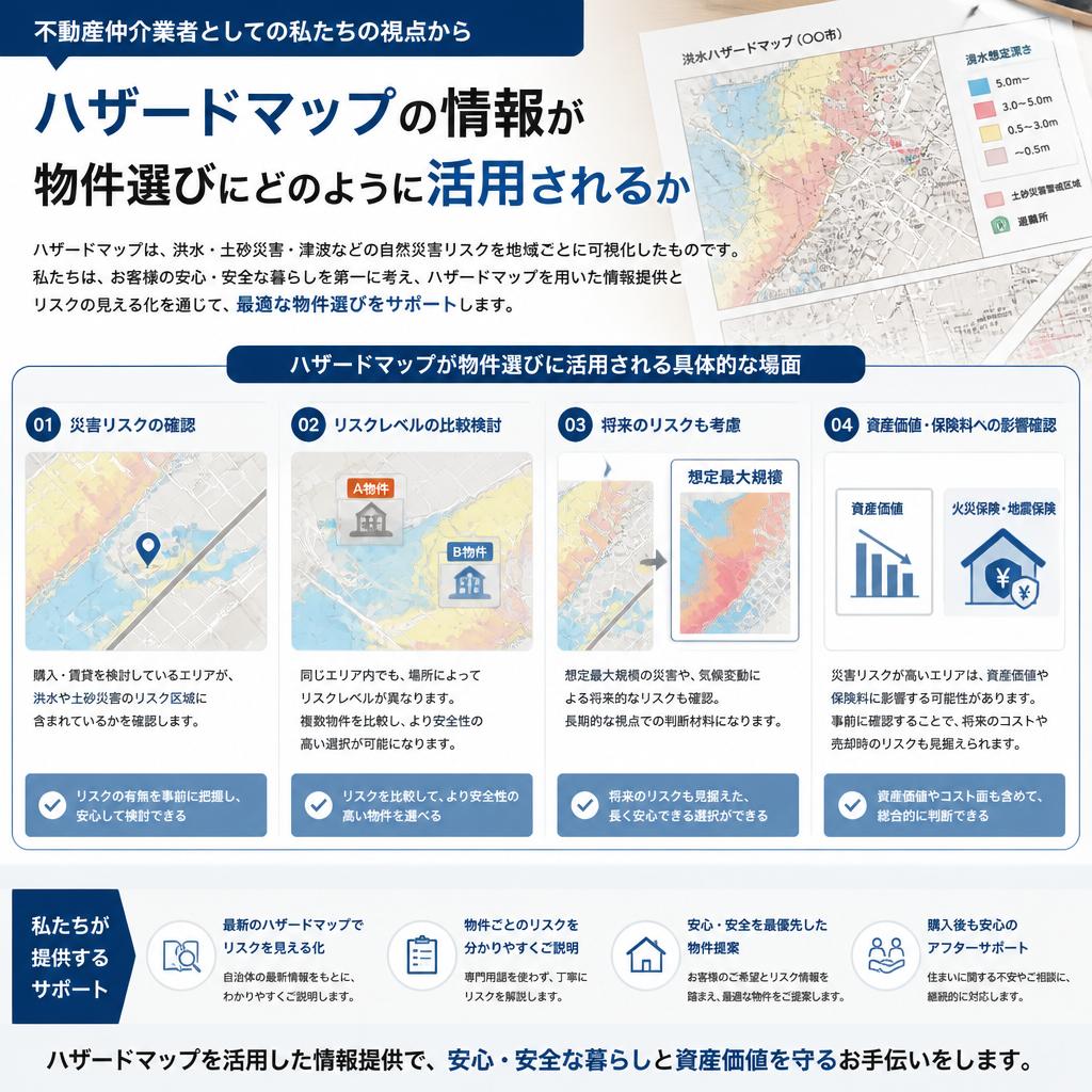 2. 不動産仲介におけるハザードマップの役割