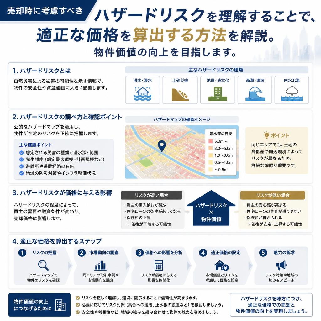 4. 売却価格の算定とハザードリスク