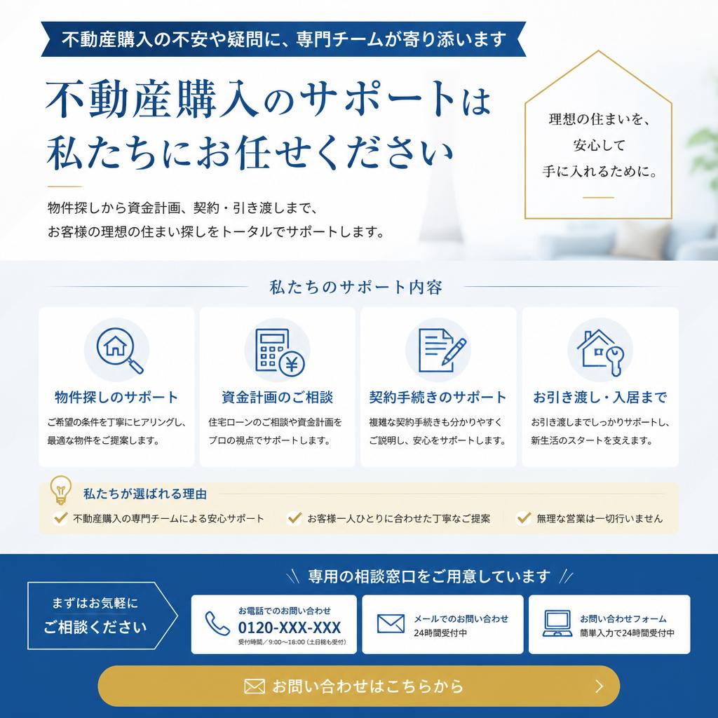 7. お気軽に相談を！