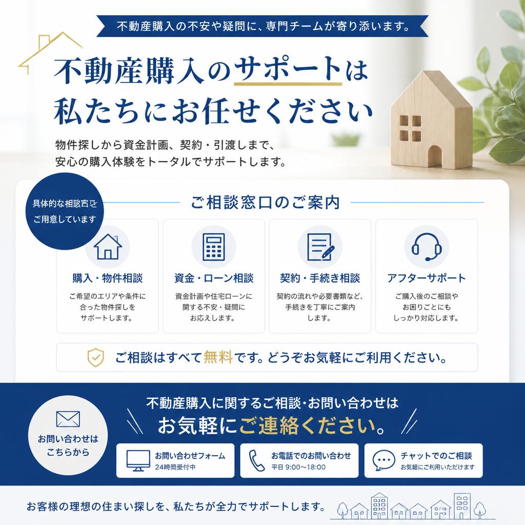 7. お気軽に相談を！