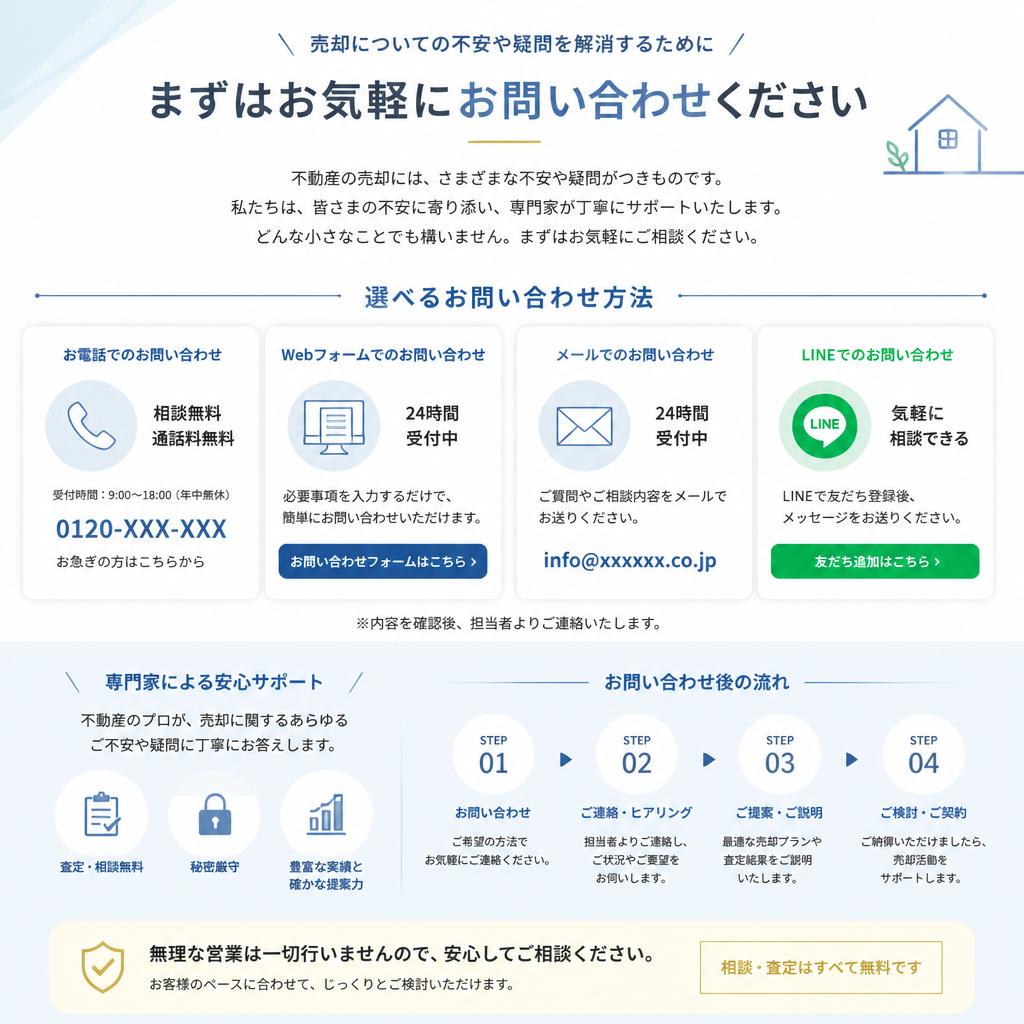 お問合せはお気軽に！