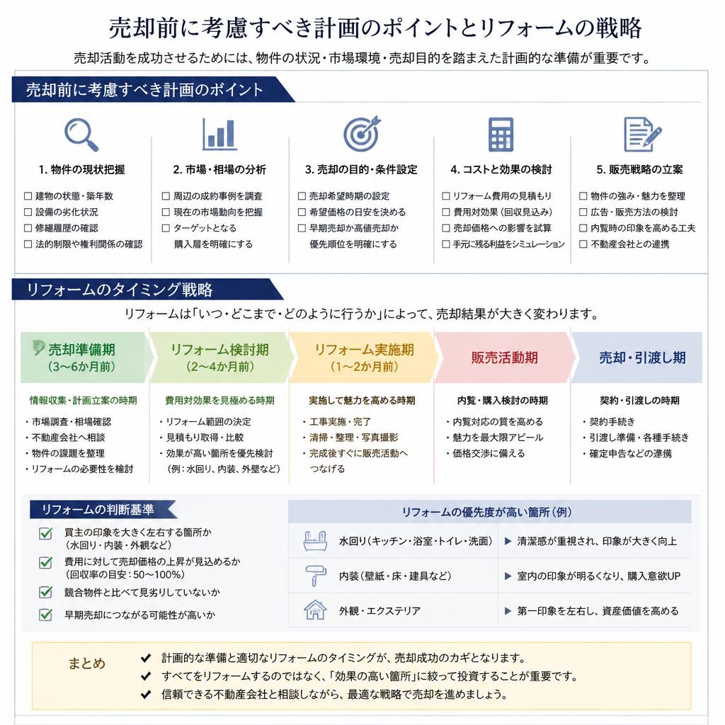 賢い売却計画とは？