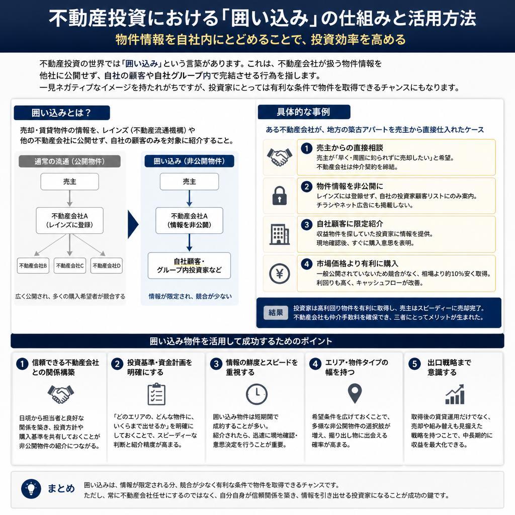 不動産投資における囲い込みの役割