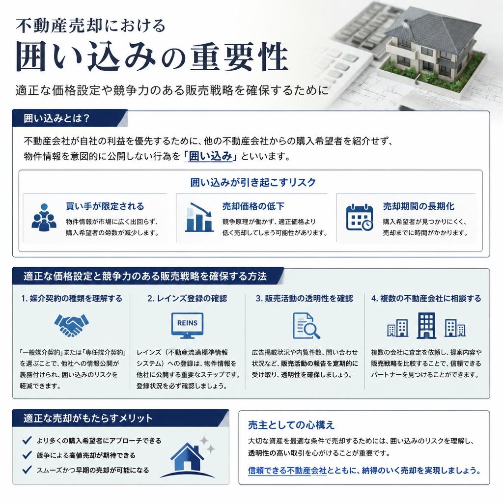 売却活動における囲い込みの重要性