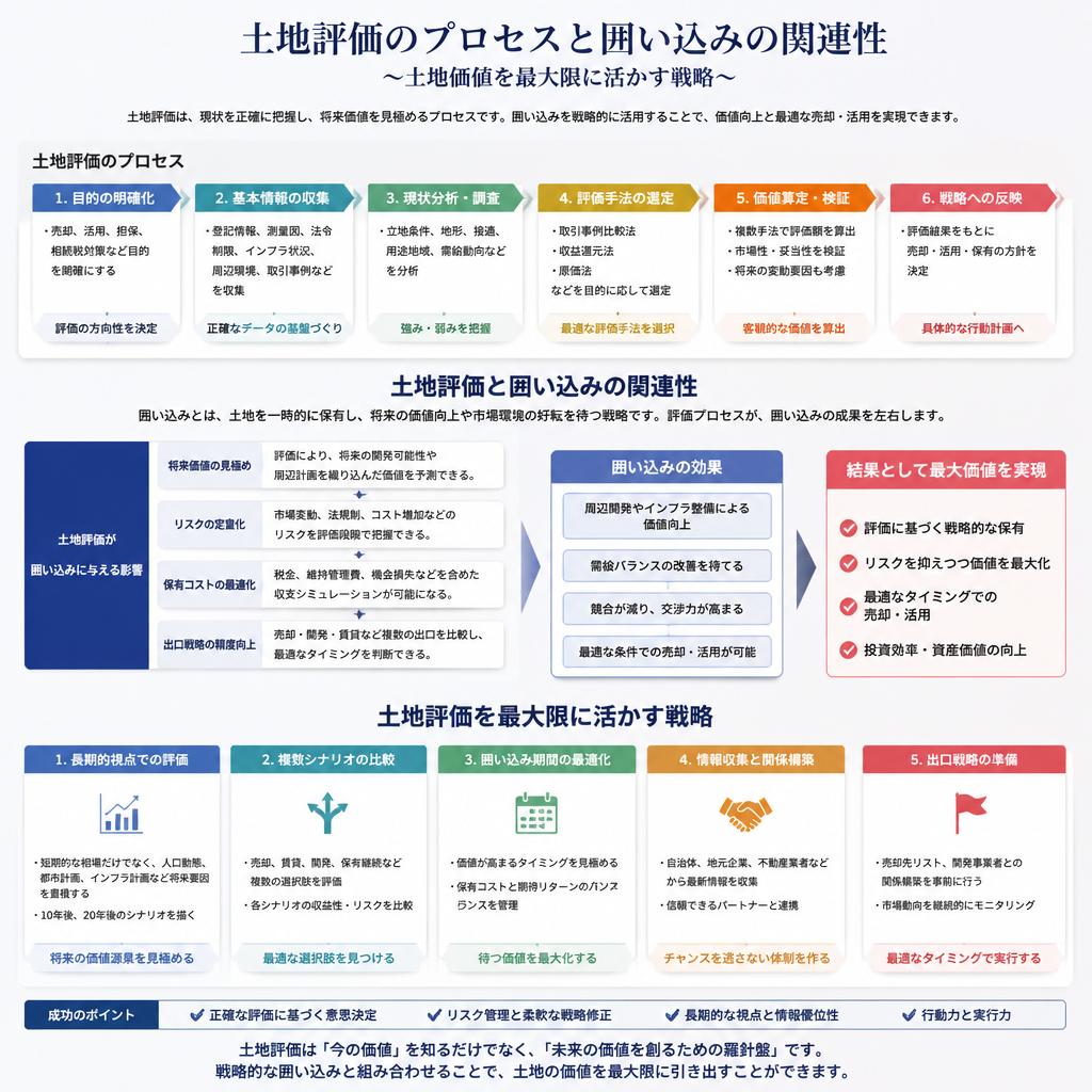 土地評価と囲い込みの相関