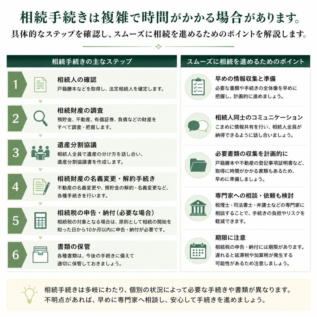 相続手続きの流れ