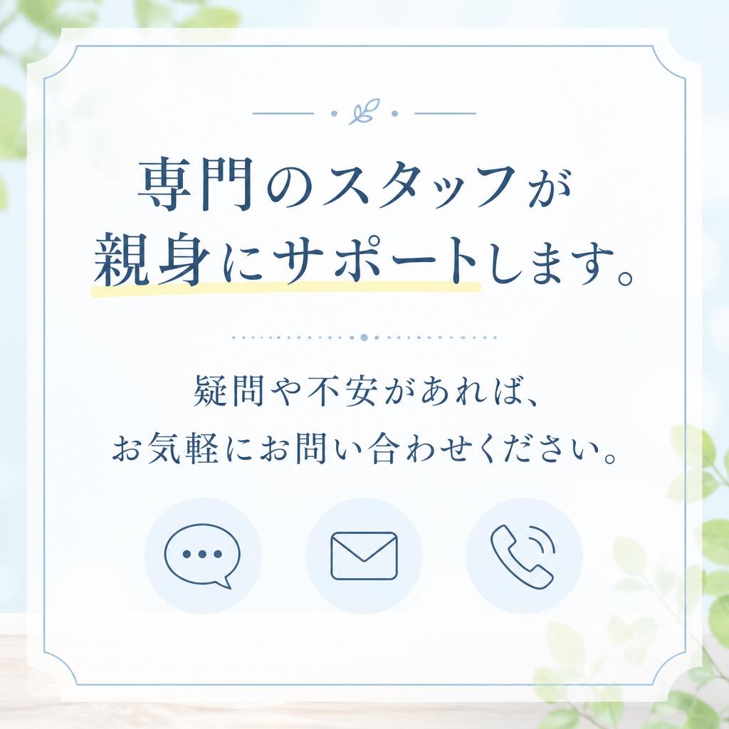 お問い合わせでサポートを受ける