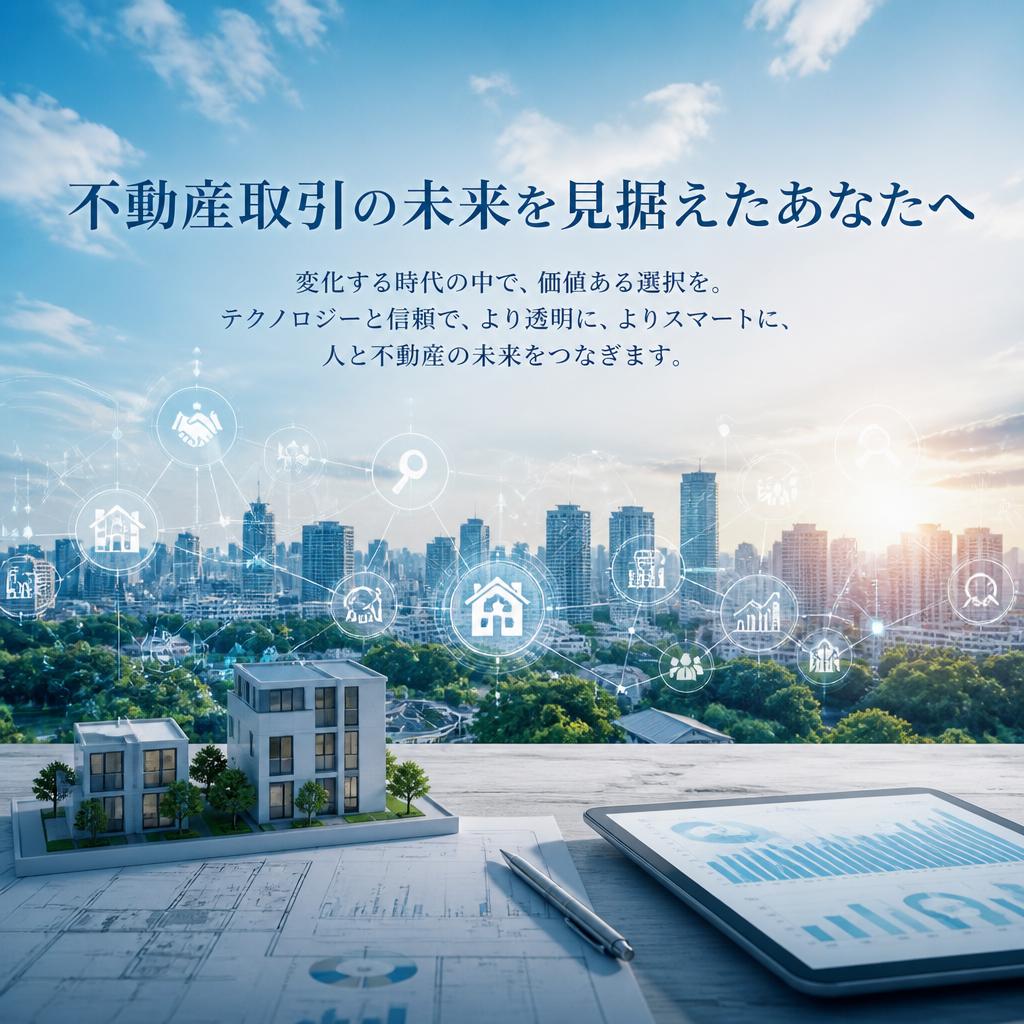 不動産取引の未来を見据えたあなたへ