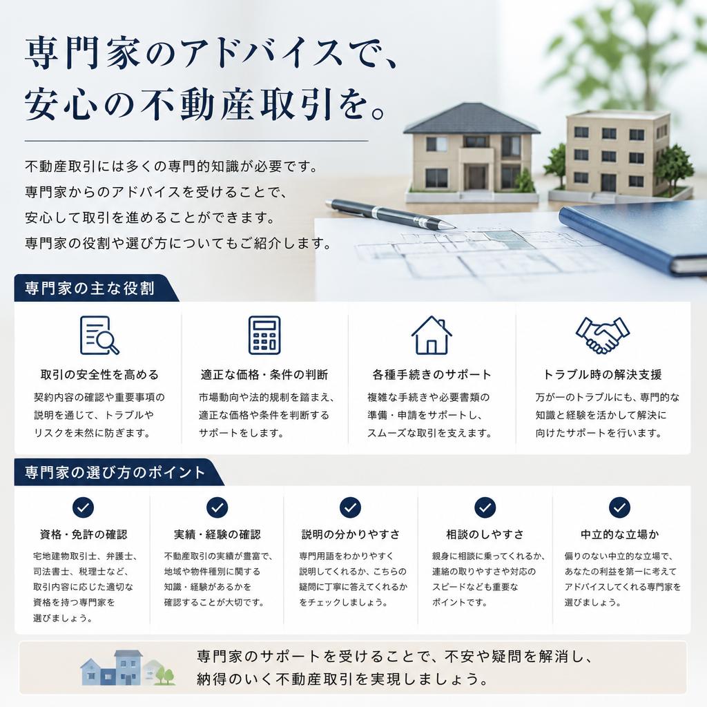 専門家のアドバイスを受けるメリット