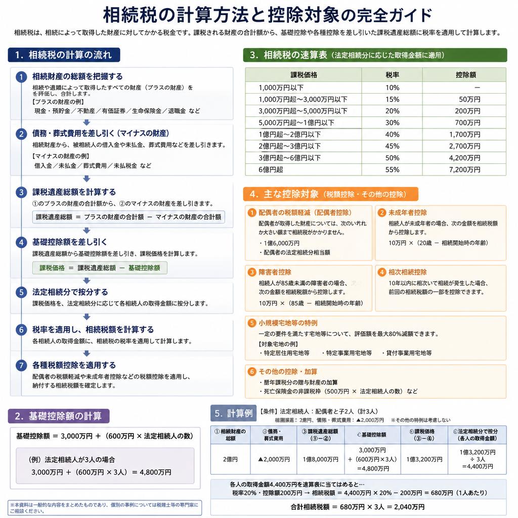相続税の計算方法
