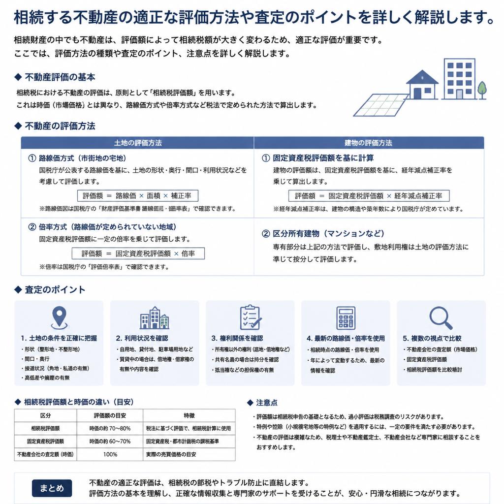 相続不動産の評価方法