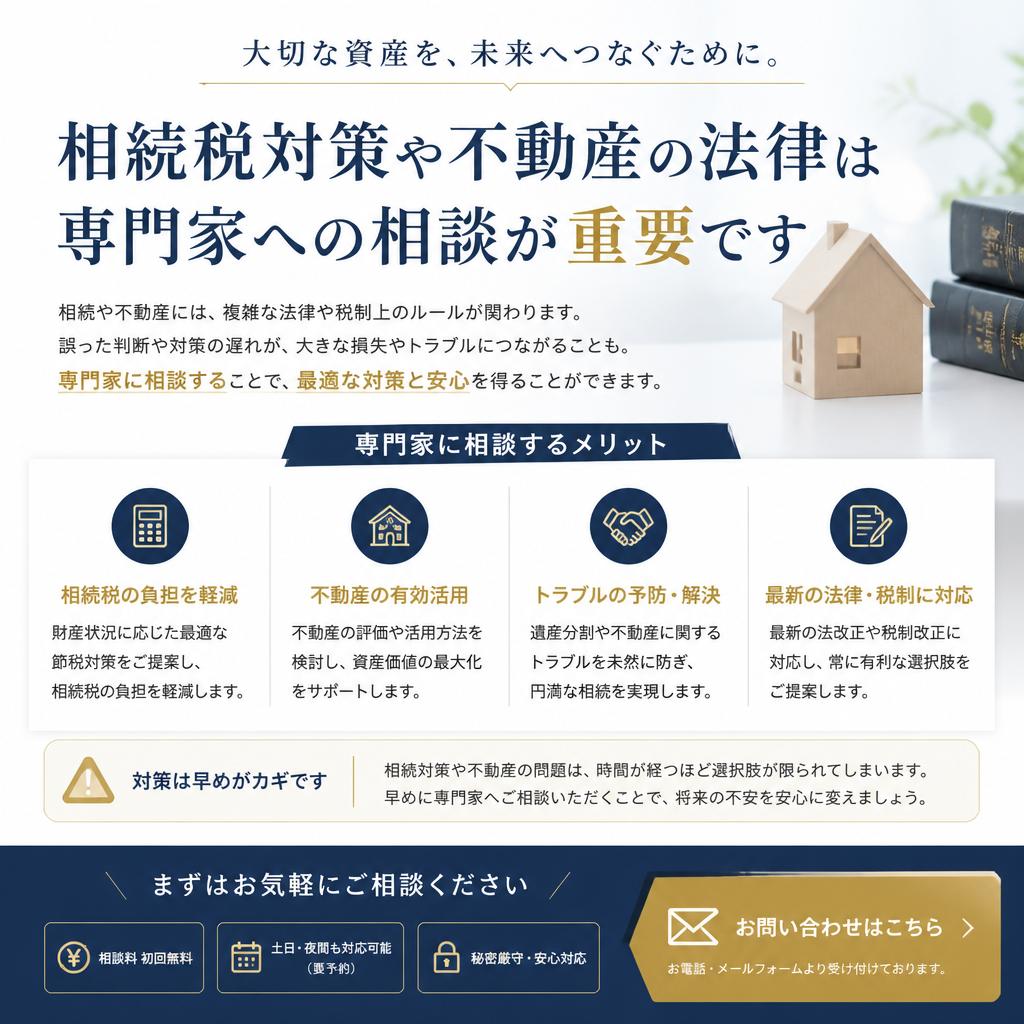 専門家への相談がカギ！