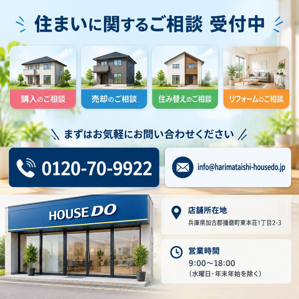 太子町の住まい相談は、まずは一度お話しください